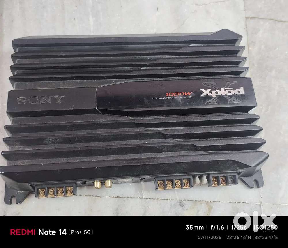 Sony xplod amplifier+ hannover Basstube