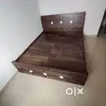 NEW QUEEN SIZE BOX STORAGE BED  - SPACE SAVER