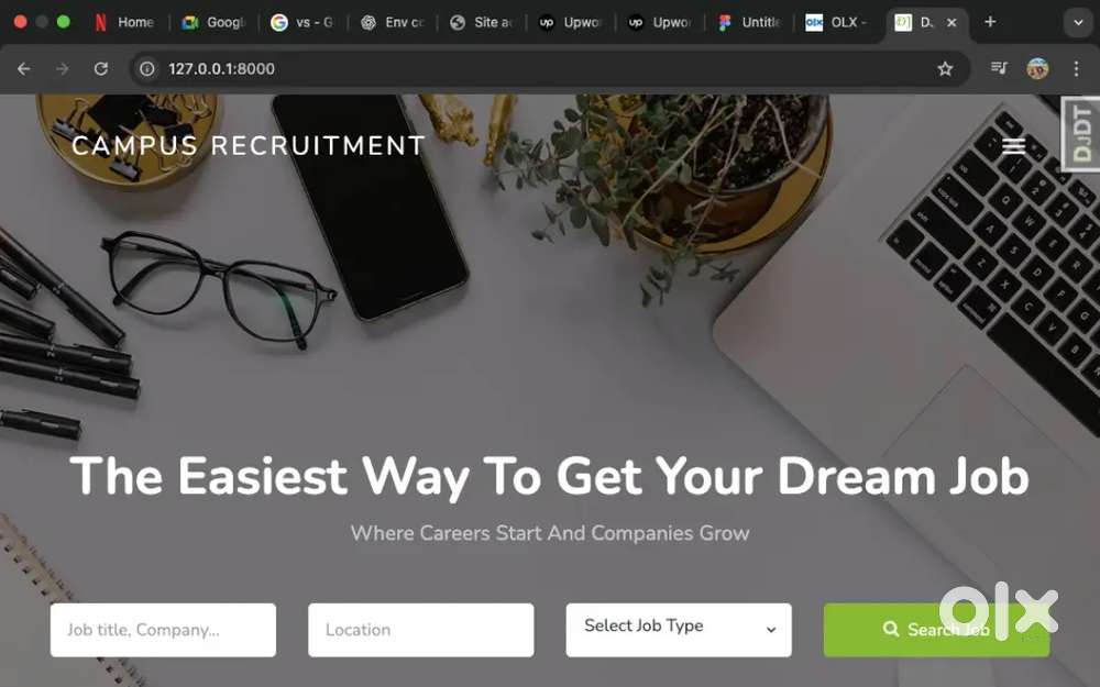 Final year Python Django project