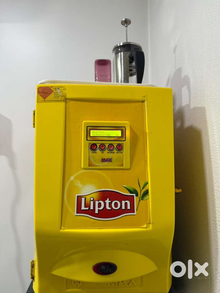Tea and coffee vending machine