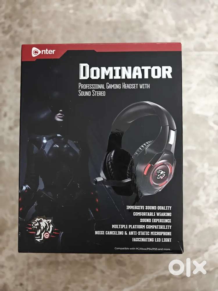 Brand New Enter Dominator Gaming Headset  LED  Mic  Multi-Platform