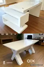 Study table chairs furniture office table conference reception table