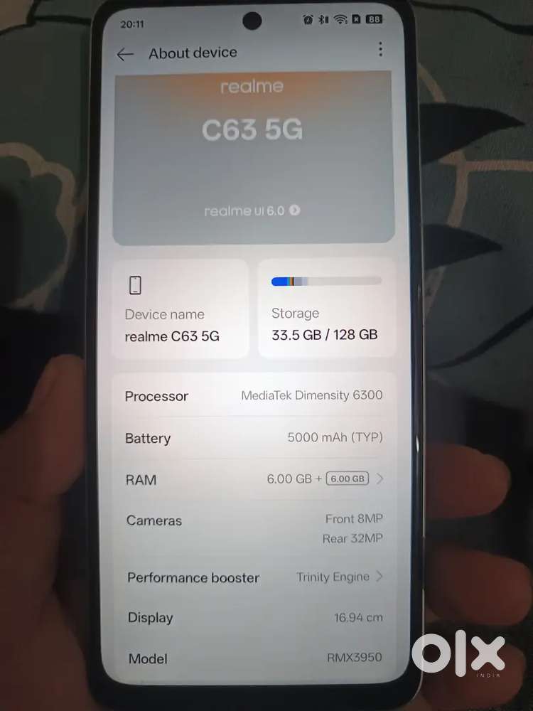 6GB-RAM,128 INTERNAL ,9 MONTH USE HAI ONLY,ABHI GURA NTEED MOBILE HAI
