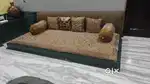 Diwaan sets with mattress and cushions