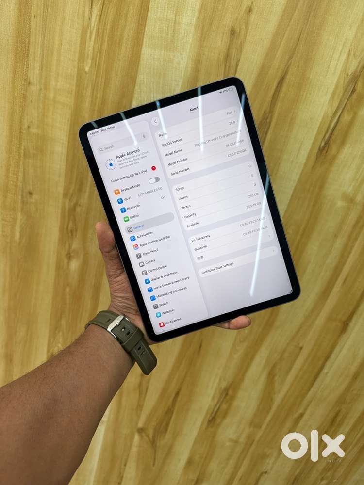 APPLE I PAD PRO 3RD GEN ( M1 CHIP ) 256 GB FULL BOX