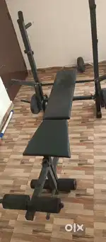 Gym table and rod