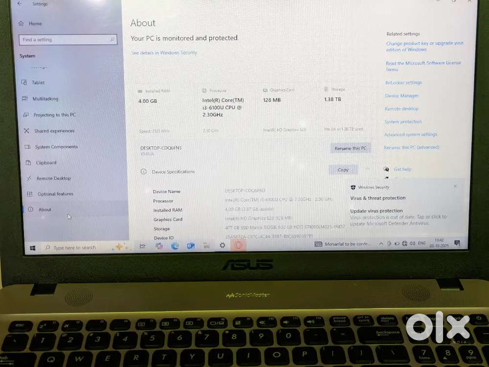 Good condition aasu laptop