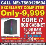 CPU CORE i7 4th(GEN)128 SSD + 1 TB HDD,16 GB RAM WITH FREE WIFI,