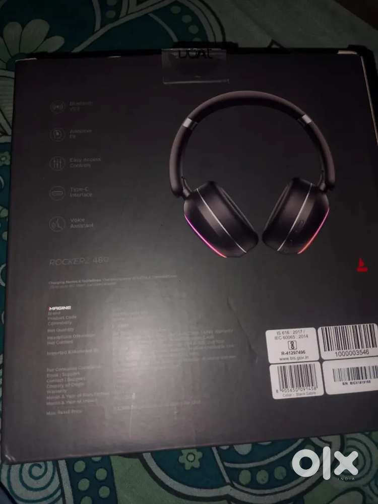 Headphones boat rockerz 480  brand new not used