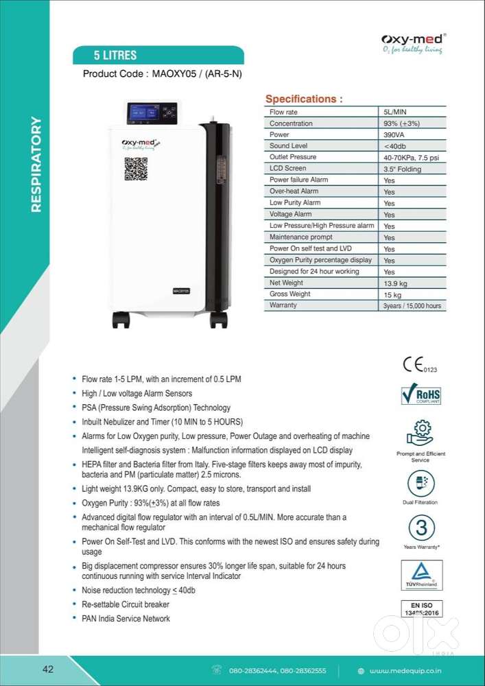 OxyMed - Oxygen Concentrator