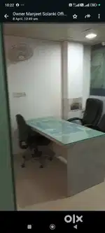 3 cabin 27 seat reception fully furnished office for rent in 60,000 rs
