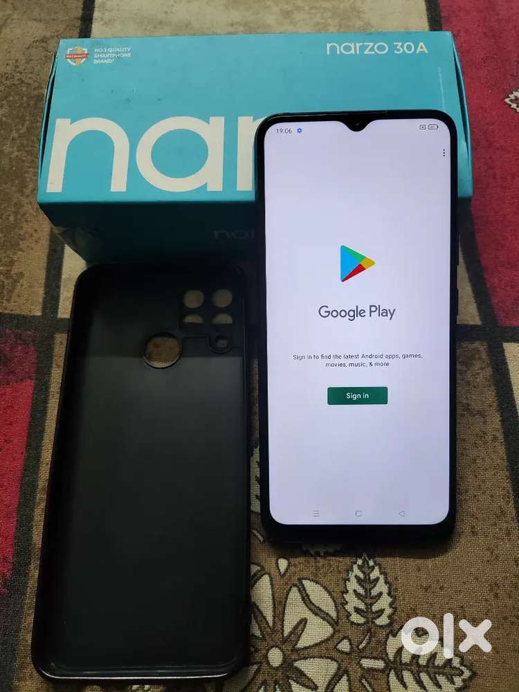 Realme narzo 30A  Phone + Free Case + Original Box