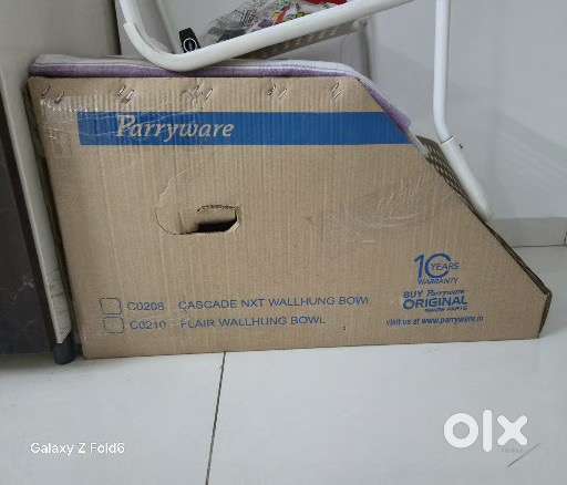 Brand new sealed piece carry ware western  toilet market price 12k