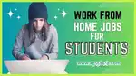 People interested to work from home can work part-time.