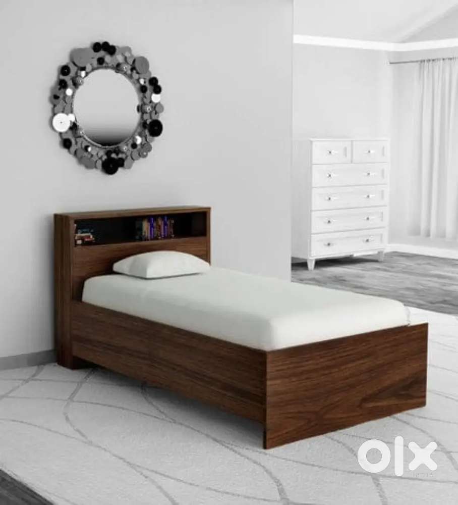 Brand New Engineering Wood Box Bed Single Size Many Color EMI