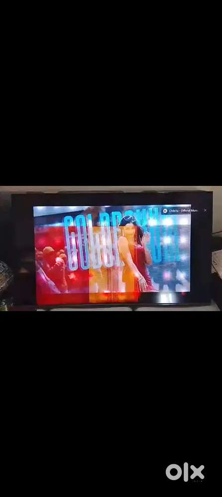 Samsung led 55 inch used tv (with lines)