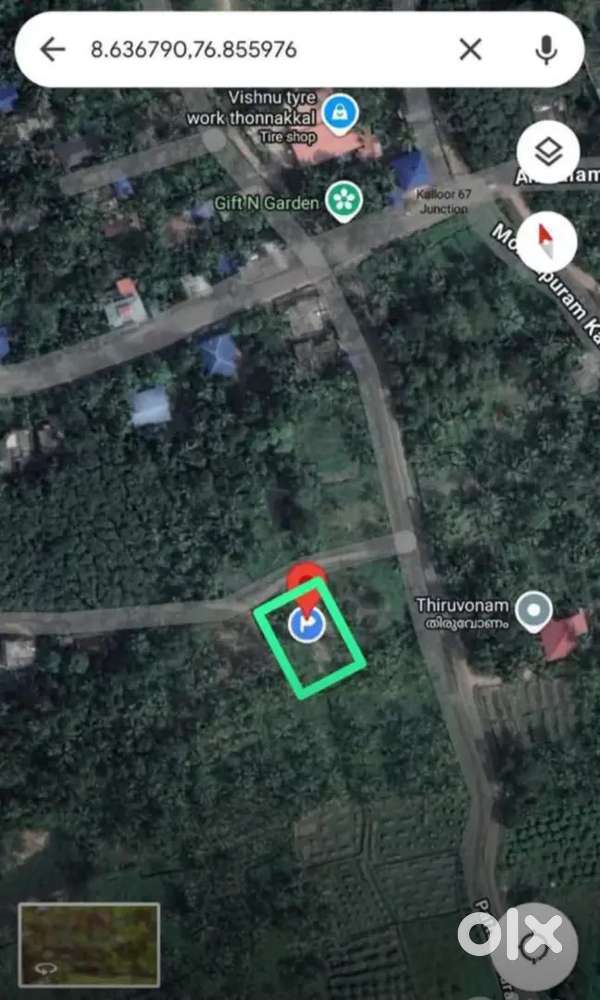 21 cent wetland for sale. Near thinnakkal jn. 3km from mangalapuram jn