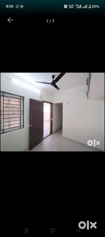 1RK House available Akravathi layout  6th cross ,24/7 water
