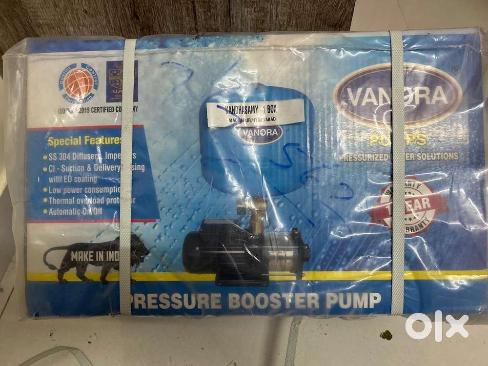 Pressure booster pump 4bar pressure 1hp stainless steel impeller
