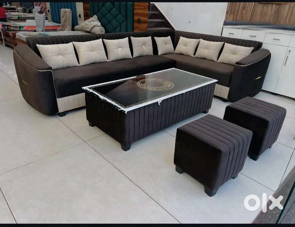 Nagpur Furniture Zone,  L Shape Sofa With Complete Set