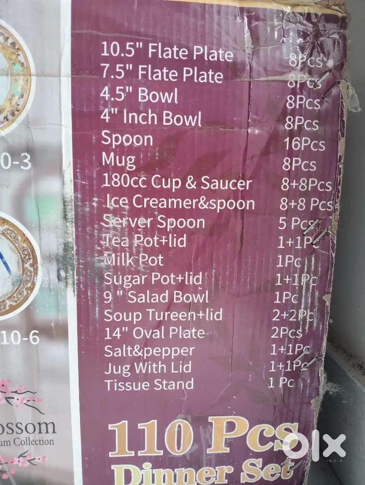 Luxury Collection Blossom Dinner set