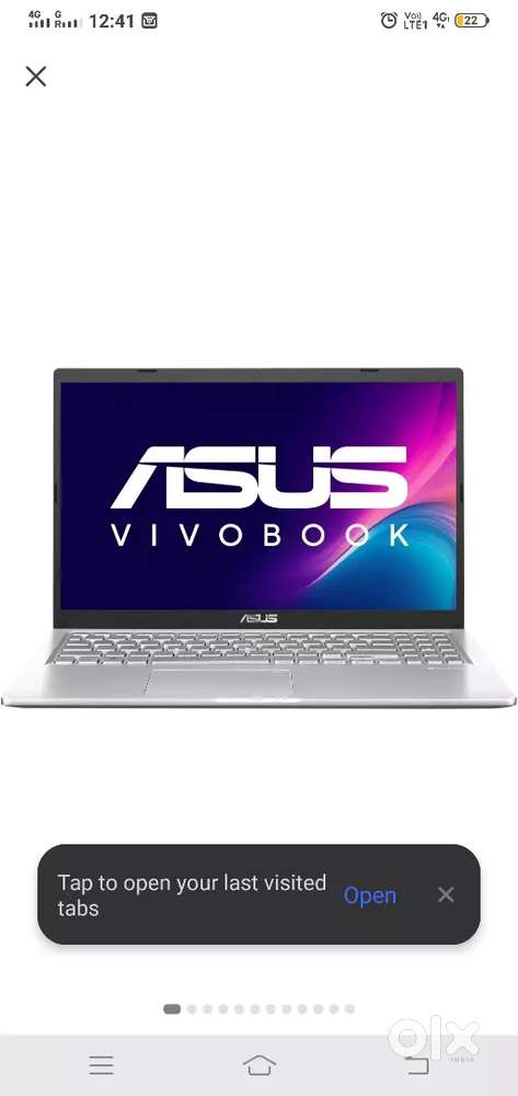 Asus laptop i3 12 gen 8gb 256gb 13 months old