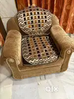 8 seater sofa set with wooden table
