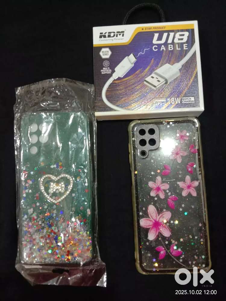 New Mobile cover and charger