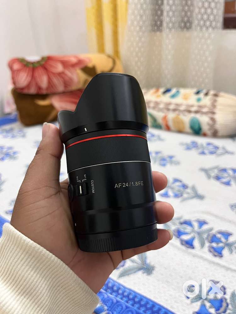 Samyang 24mm 1.8 Full frame lens & Sony 16mm Apsc lens Sony E mount