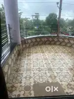 Road facing  big balcony with big carpet area