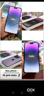 14 pro max purple 128gb mint condition