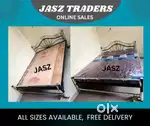 Iron steel cot hostel cot foam bed mattress all sizes available chenna