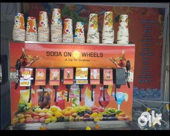 Soda machine with 12 flavors init