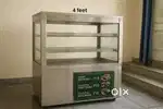 Commercial Steel Counter with Storage Racks