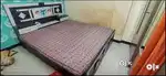 Folding Wooden Bed 6×6 with Gadi