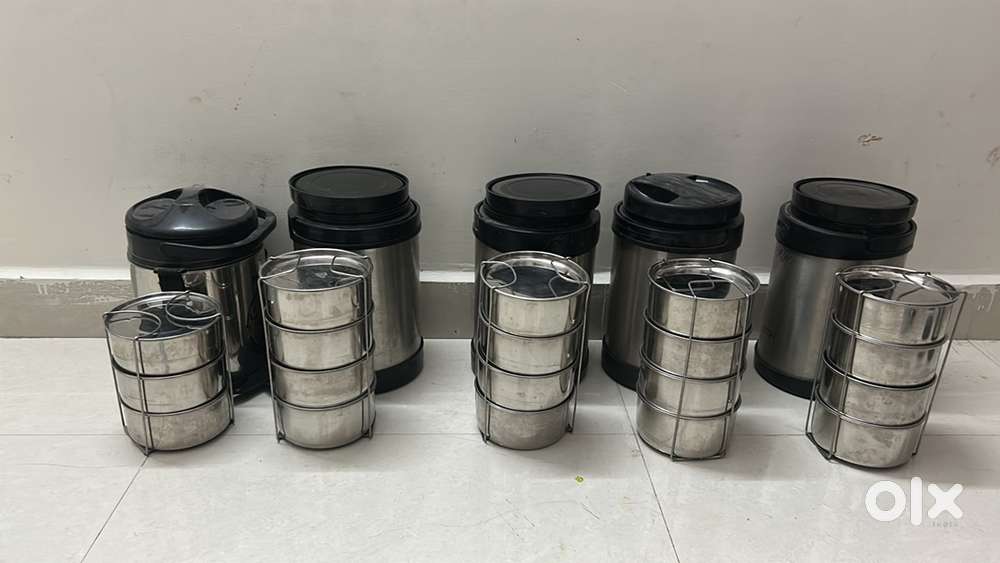 Milton insulated 4 box tiffins