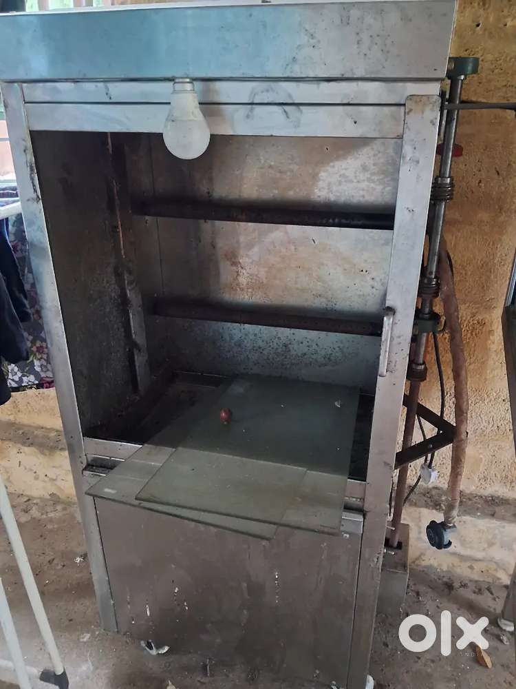 Shawarma machine double burner