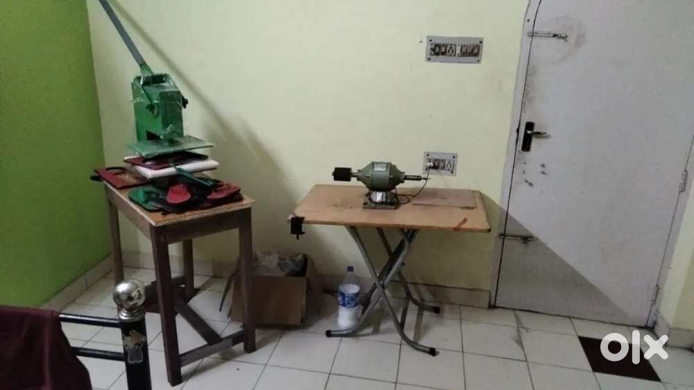 9000rs Fully new manual slipper chappal making machine full set
