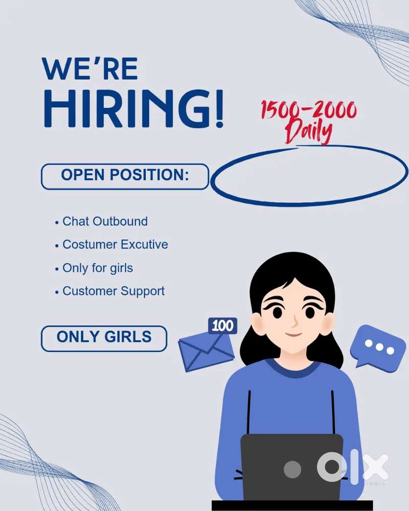We are hiring Female Staff For Costumer Support