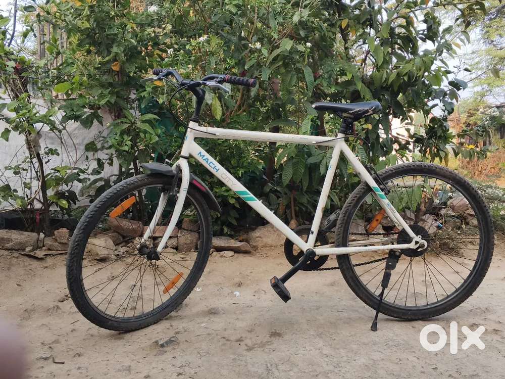 Brand Cycle Mach City Name On Bicycle
