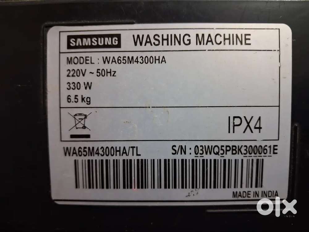 Samsung Automatic Top Load 6.5 kg fully functional