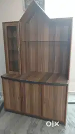 Wooden wardrobe cum TV Stand
