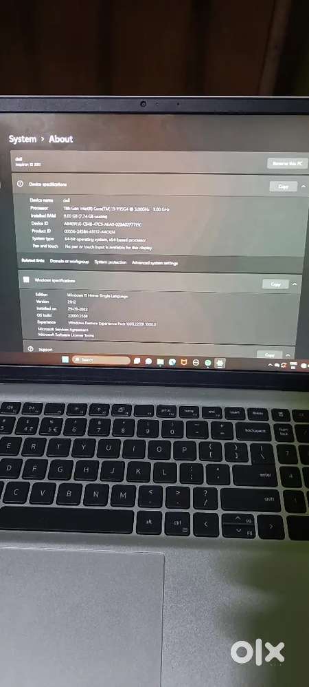 Dell Inspiron 15 3000(8GB Ram 512 GB storage)