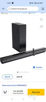zebronic zuke bar 120w