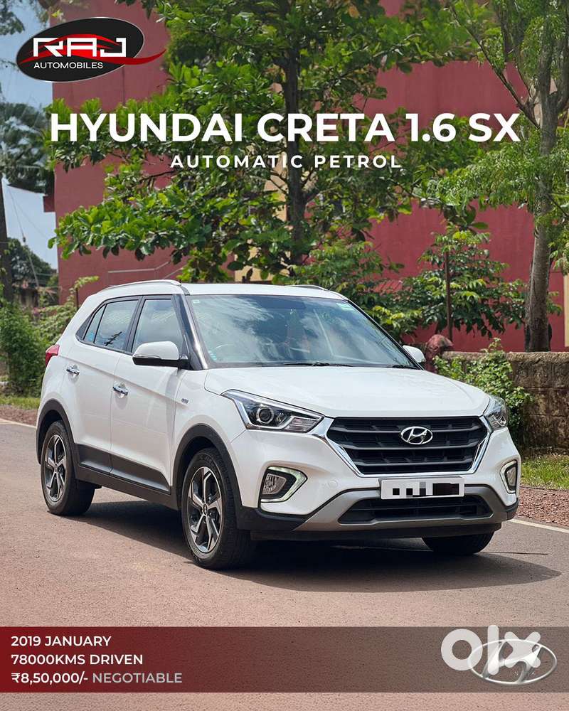 Hyundai Creta 1.6 VTVT SX AT, 2019, Petrol