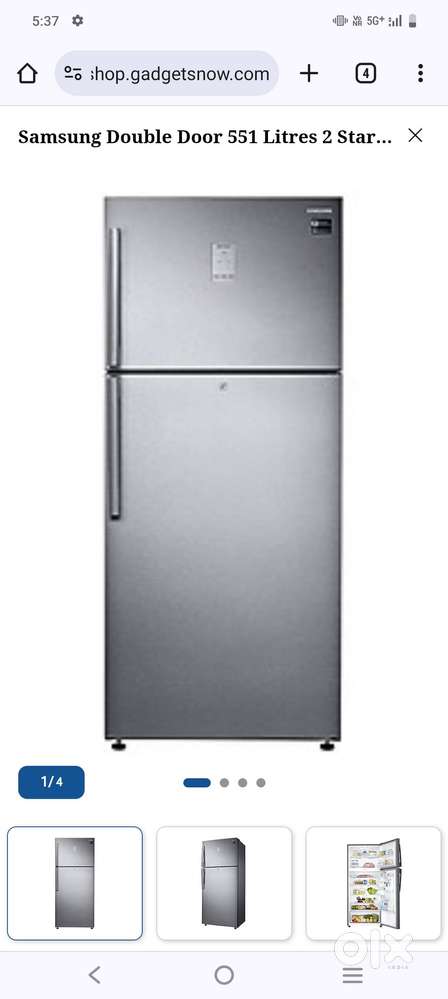 Samsung 551L Double Door fridge,Frostfree