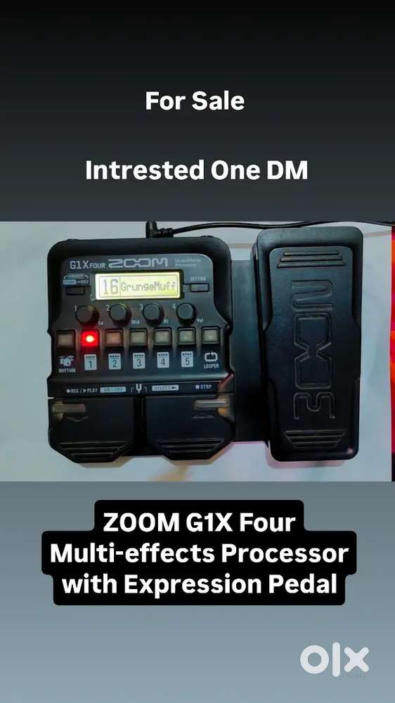 ZOOM G1X Four Multi-effects Electric Guitar Processor