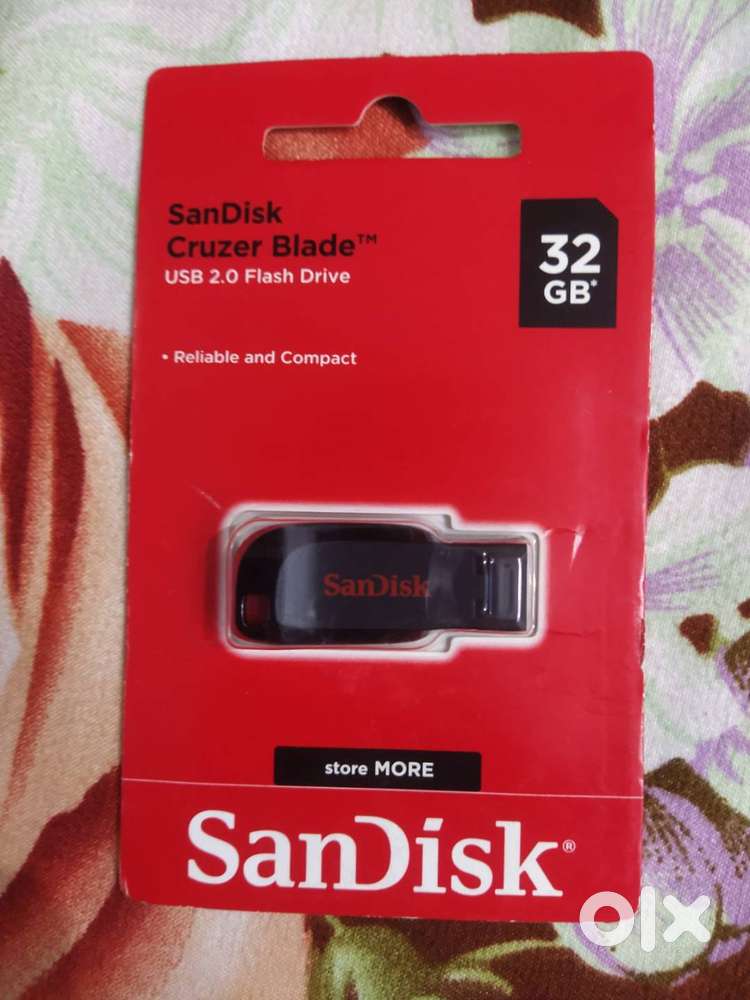 Brand New Sealed SanDisk Cruzer Blade 32GB USB 2.0 – Unopened Pack