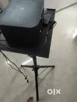Wanbo projecor with stand and fire tv stick