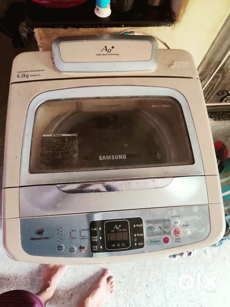 Good condition friz and Full automatic Samsung washing Machine